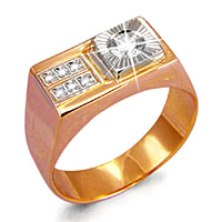 кольцо (Au 585) 60600А, изображение 1