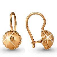 серьги (Au 585) 30911, изображение 1