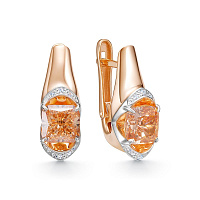серьги (Au 585) 120610, изображение 1