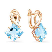 серьги (Au 585) 02-1-085-0301-011, изображение 1