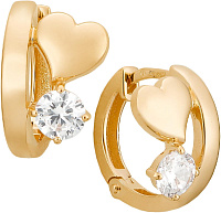 серьги (Au 585) 24114, изображение 1