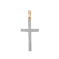 крест (Au 585) БР180008, изображение 1
