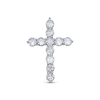 крест (Ag 925) с080039, изображение 1