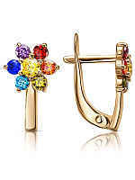 серьги (Au 585) С130-2550М1, изображение 1