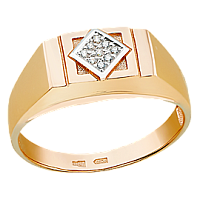 кольцо (Au 585) К18422 , изображение 1