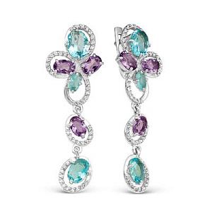 серьги (Ag 925) С-3063р