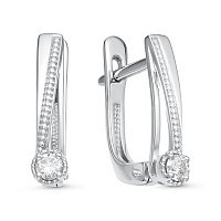 Серьги (Au 585) ЗА-02-01059-03-001-01-03, изображение 1