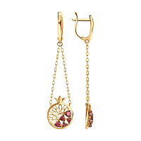 серьги (Au 585) 51-121-01257-1, изображение 1