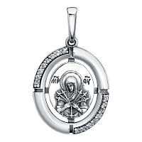 подвеска (Ag 925) МД-34-Ч, изображение 1