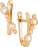 серьги (Au 585) 23431, изображение 1