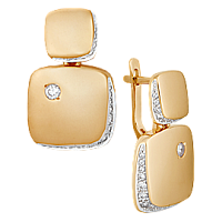 серьги (Au 585) 20283, изображение 1