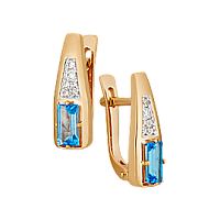 серьги (Au 585) 20576, изображение 1