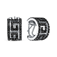 серьги (Ag 925) E9880_SR_SP_WG, изображение 1