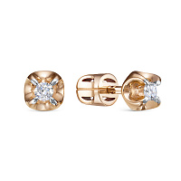 серьги (Au 585) Бр150030, изображение 1