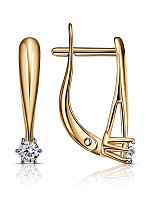 серьги (Au 585) С132-3083, изображение 1