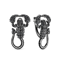 серьги (Ag 925) С-7620рч416, изображение 1