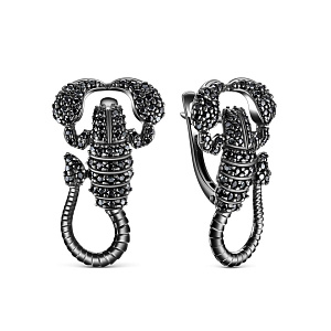 серьги (Ag 925) С-7620рч416