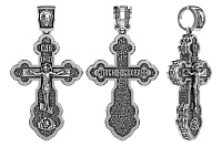 крест (Ag 925) 13-002055-105000, изображение 1