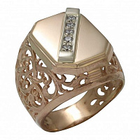 кольцо (Au 585) 122001, изображение 1