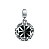 Подвеска серебряная с агатом, изображение 1