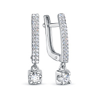 серьги (Au 585) Б121086, изображение 1