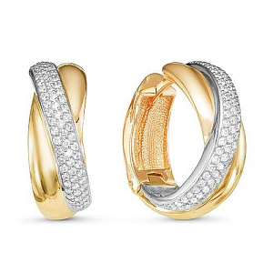 серьги (Au 585) 02-1053