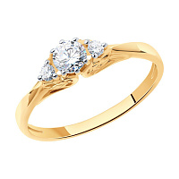 кольцо (Au 585) 018756, изображение 1