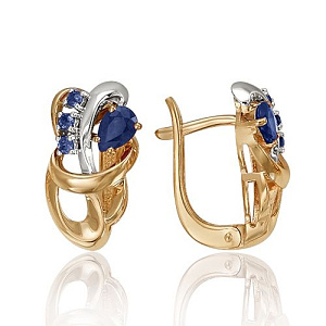 серьги (Au 585) 02-1980-2