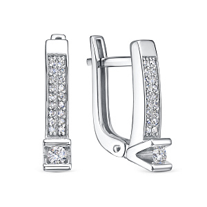 БР120044 Б серьги (Au 585)