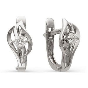 серьги (Au 585) 2-105-374