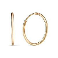 серьги (Au 585) 520104-30, изображение 1