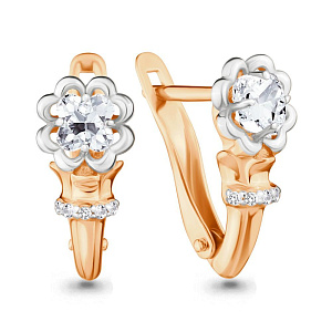 серьги (Au 585) 43377А