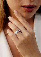 кольцо (Ag 925) К-55-Р, изображение 1