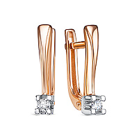 БР120029 Б серьги (Au 585), изображение 1