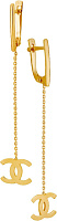 серьги (Au 585) 23166, изображение 1