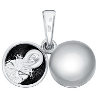 подвеска (Ag 925) МД-33-Ч, изображение 1