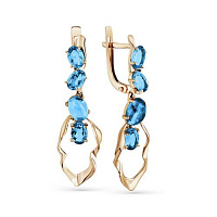 серьги (Au 585) 02-2-860-1100-010, изображение 1