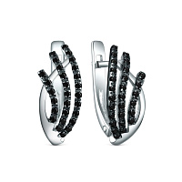 серьги (Ag 925) 2-538рч416, изображение 1