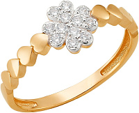 кольцо (Au 585) К23901 , изображение 1