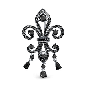 брошь (Ag 925) RU3B001_BR_SP_WG