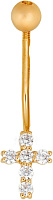 пирсинг (Au 585) БР22860, изображение 1