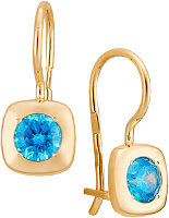 серьги (Au 585) 23543, изображение 1