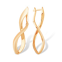 Серьги (Золото 585К) С10018577, изображение 1
