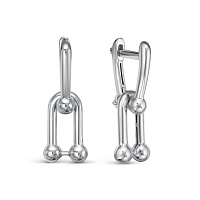 серьги (Ag 925) с120191, изображение 1