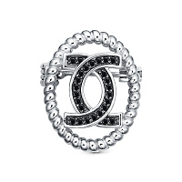 брошь (Ag 925) B082_BR_SP_WG, изображение 1