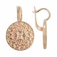 серьги (Au 585) 110027, изображение 1