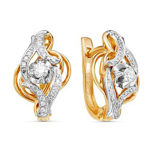 серьги (Au 585) 02-1373