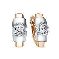 серьги (Au 585) 1200585, изображение 1