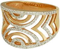 кольцо (Au 585) К7168, изображение 1