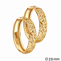Серьги золотые, изображение 1
